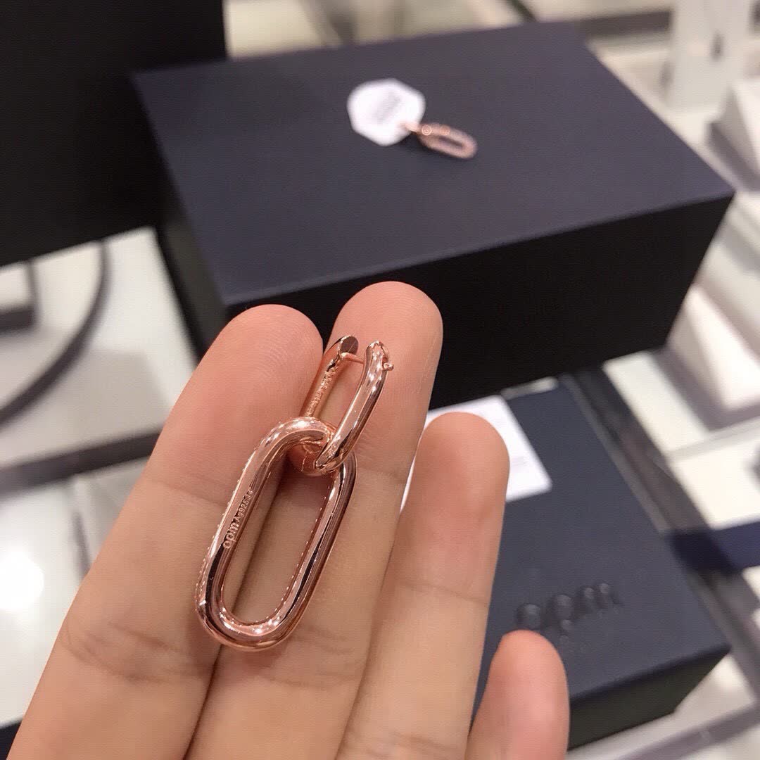 APM Monaco September New Item Officially Licensed Diamond Hoop Earring